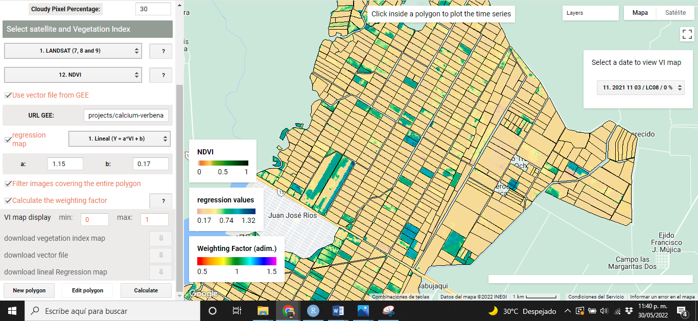 Regression Map (optional)